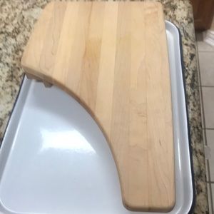 Odd Shaped Footed Wooden Stand